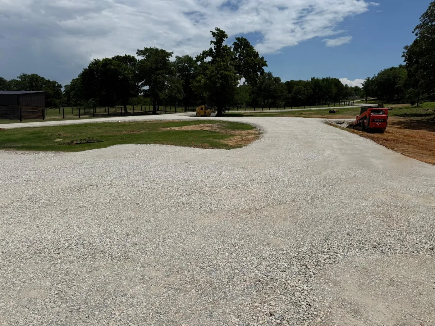 DEVCO Gravel Roads & Driveways project in North Texas