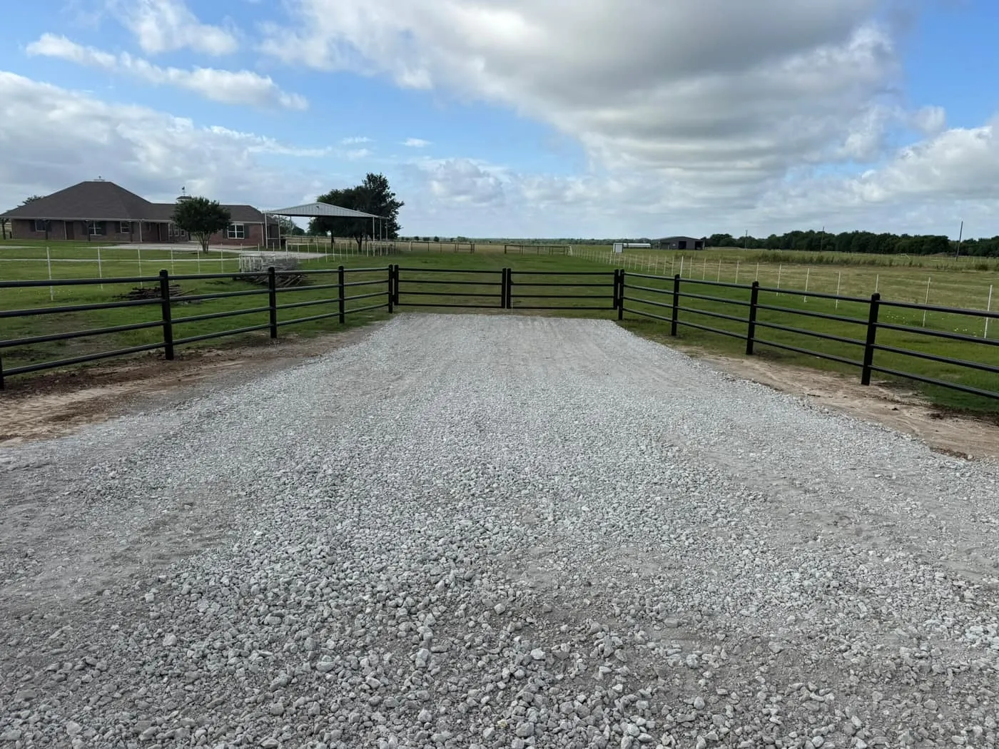 DEVCO Gravel Roads & Driveways project in North Texas